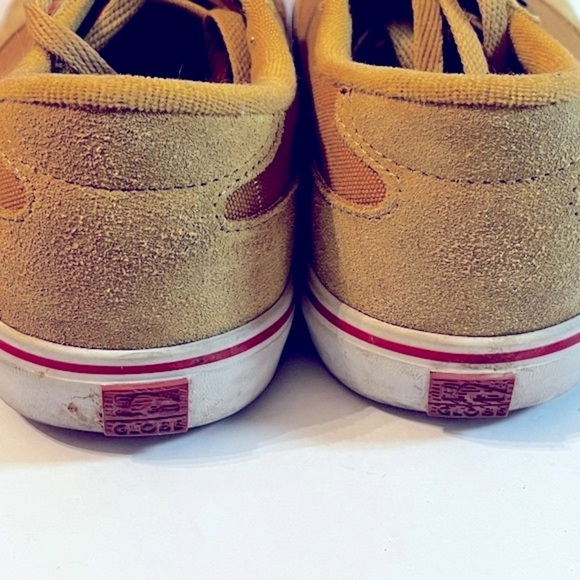 Globe FATE Skaters Shoes Yellow Suede Sz 9.5 Men - Picture 7 of 9